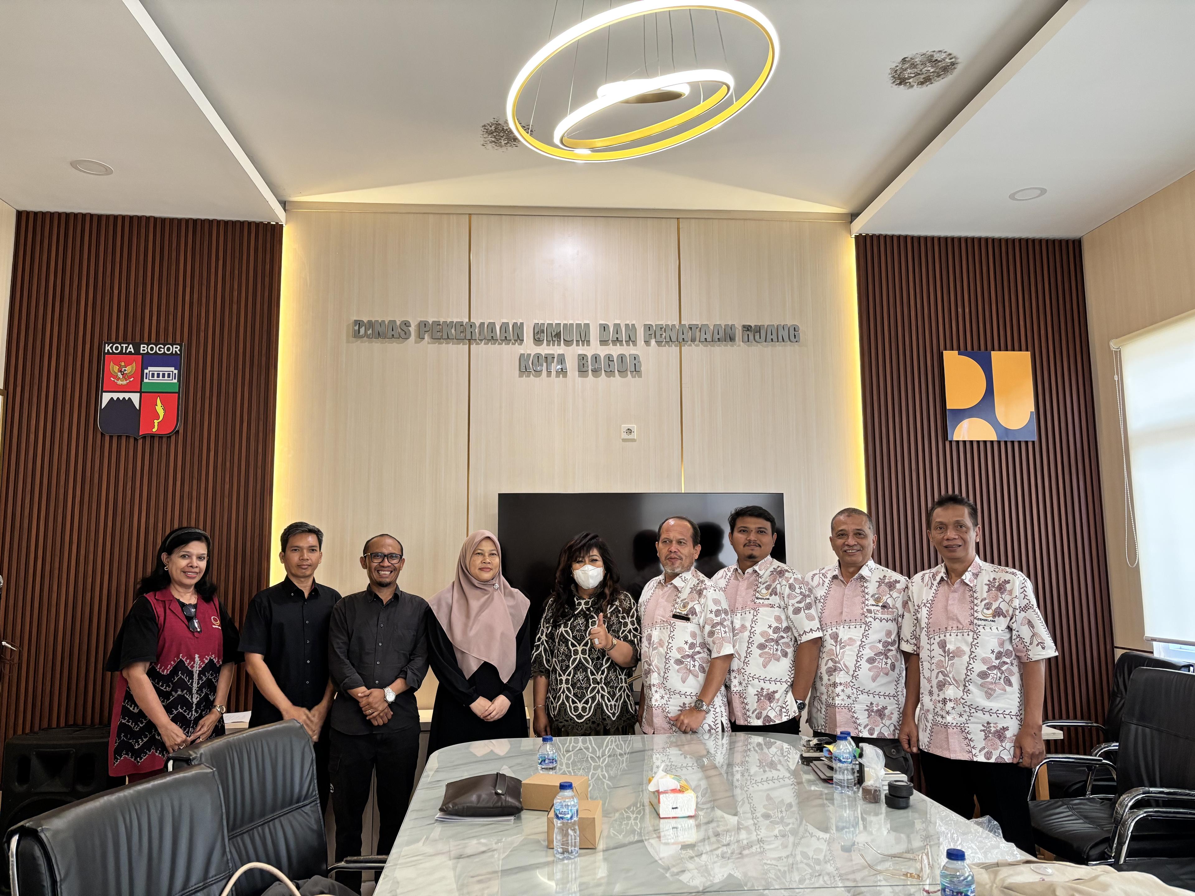Audiensi di Dinas PUPR Kota Bogor